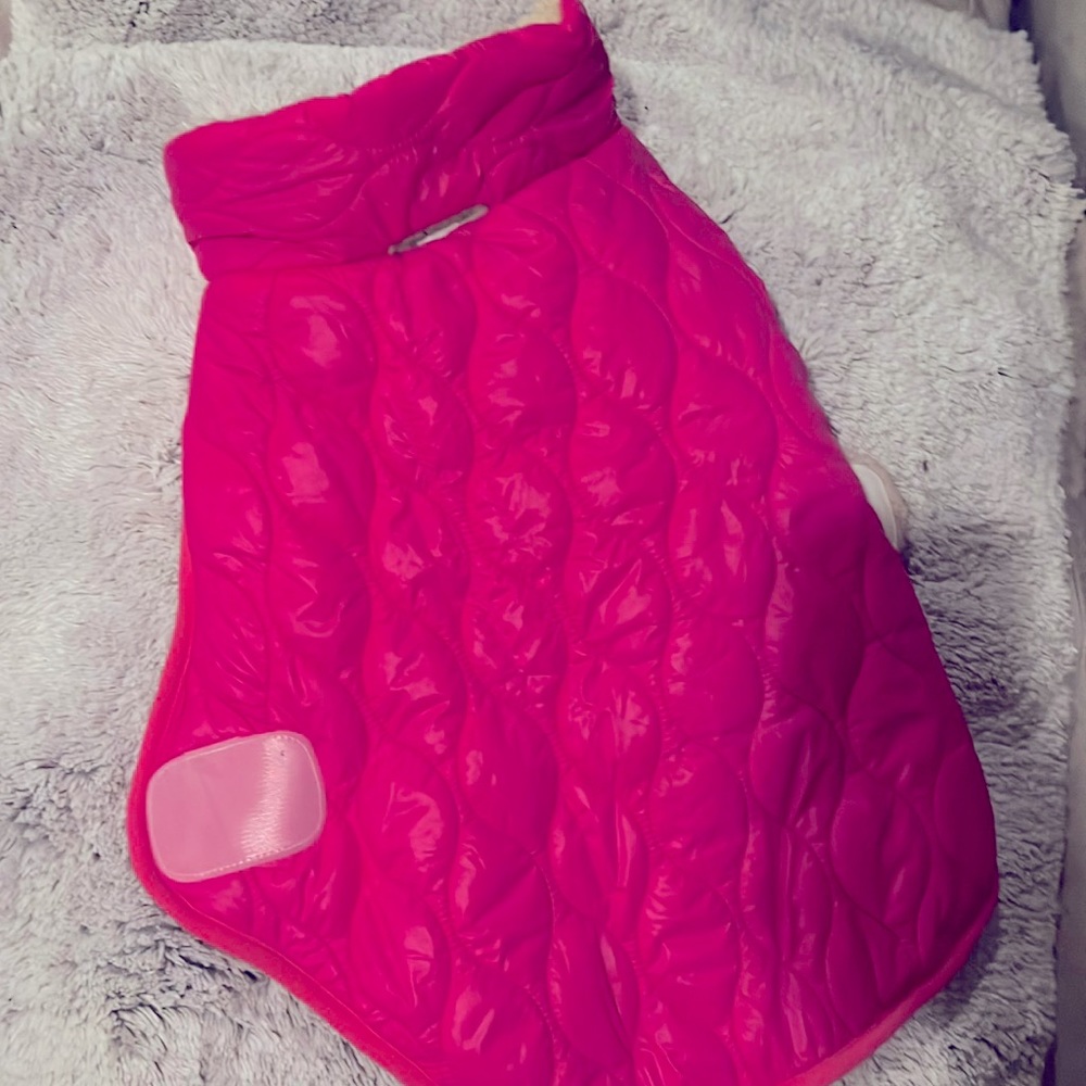 Hot pink Doggie Rain coat